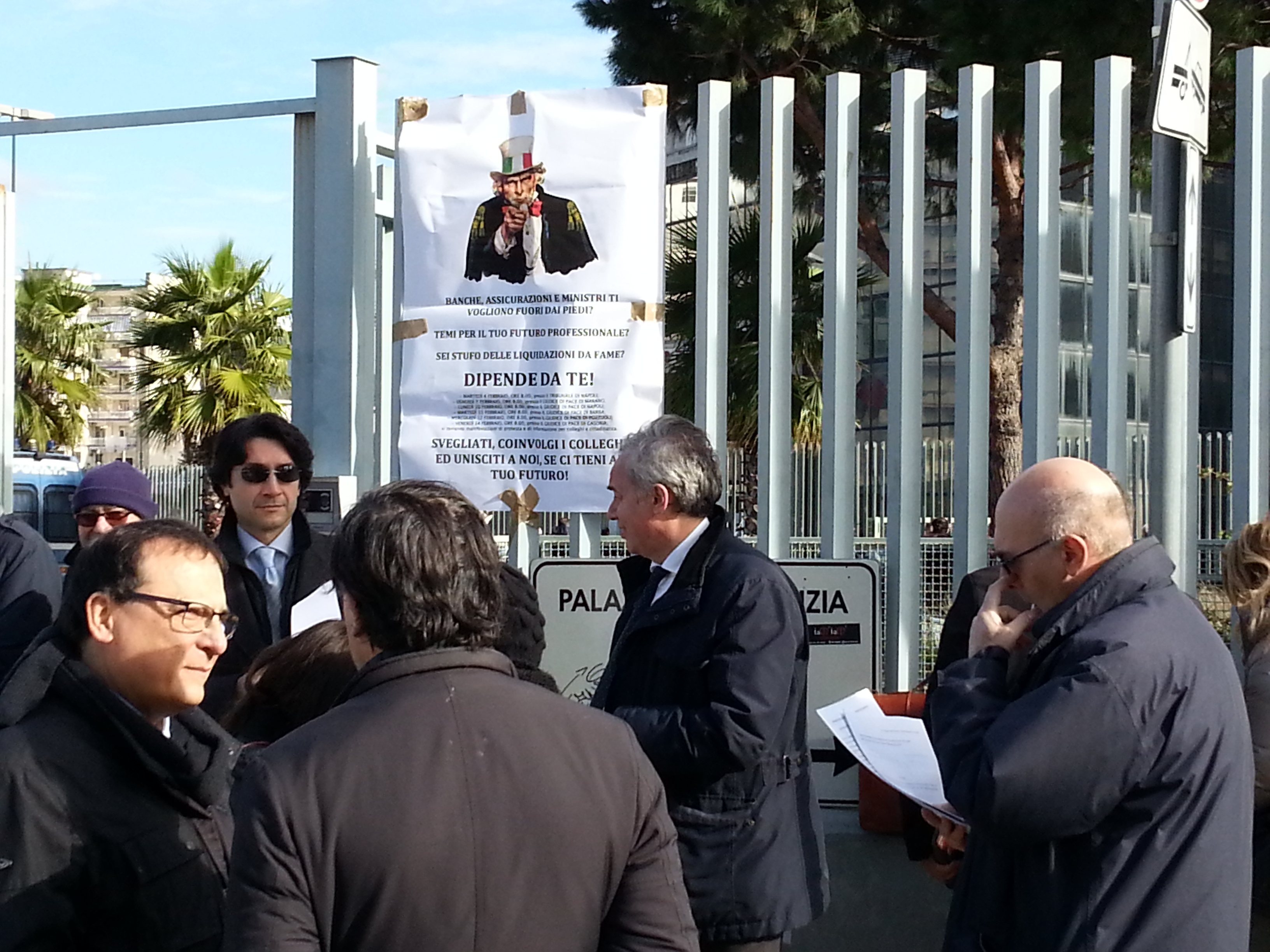 protesta avvocati napoli